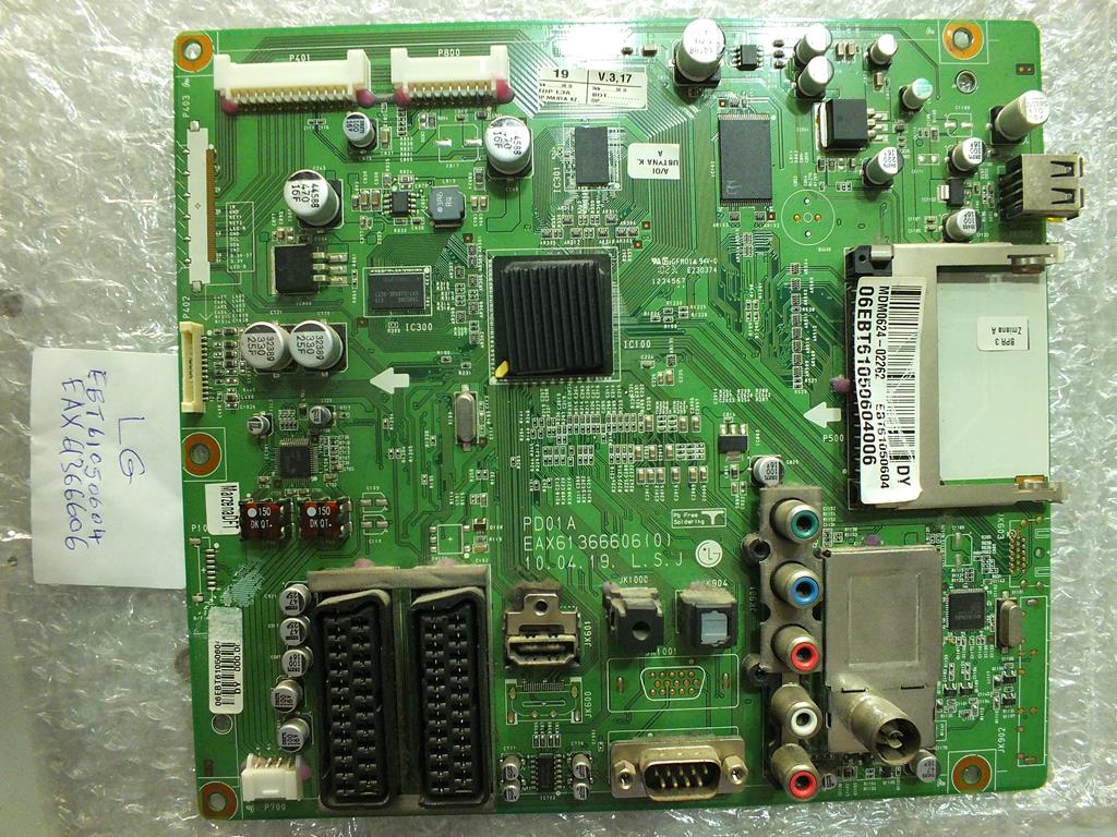 EAX61366606 (0)- EBT61050604- EAX61366606(0)- LG 42PJ250-ZC- MAIN BOARD- ANAKART- PDP42T10000